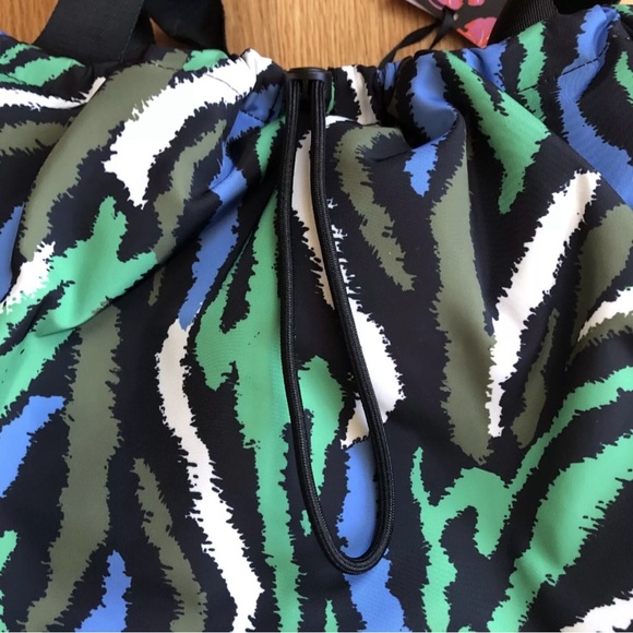DVF Disco Zebra Green Tote Bag - Picture 9 of 11